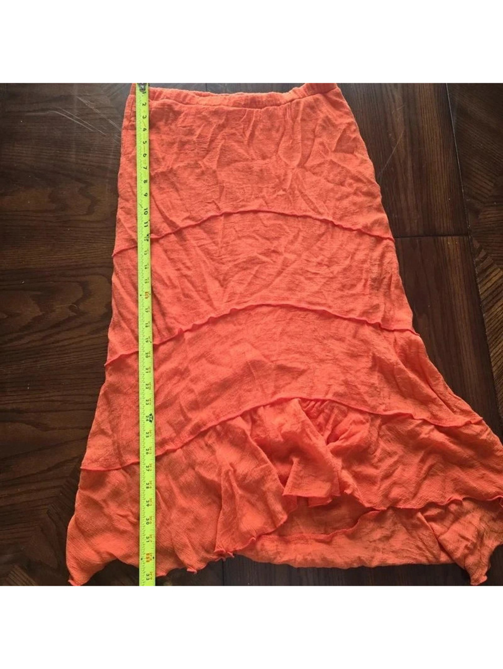 Iz Byer Orange Skirt Large